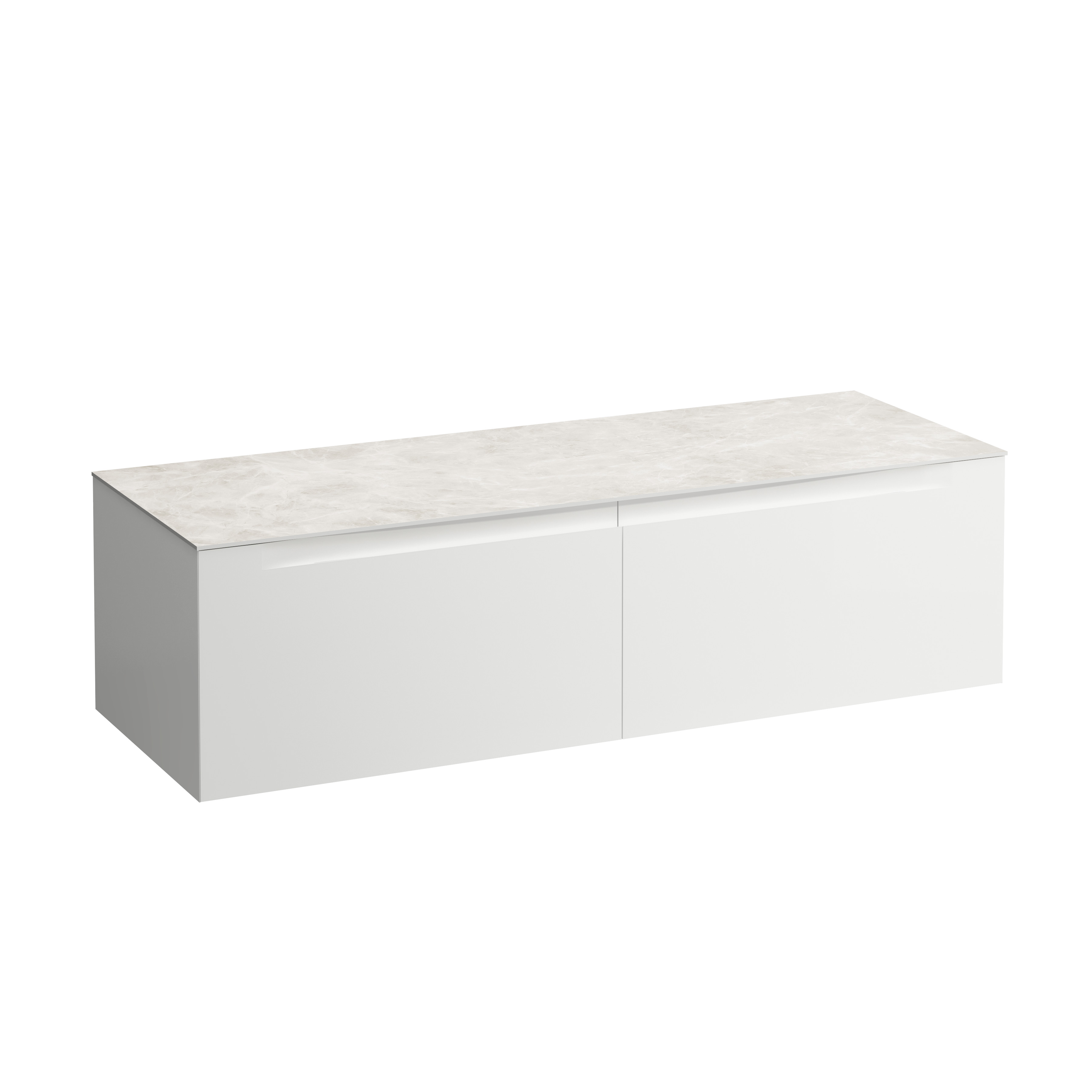 Arun meuble 1400 2t sans découpe plan botticino crema multicolour