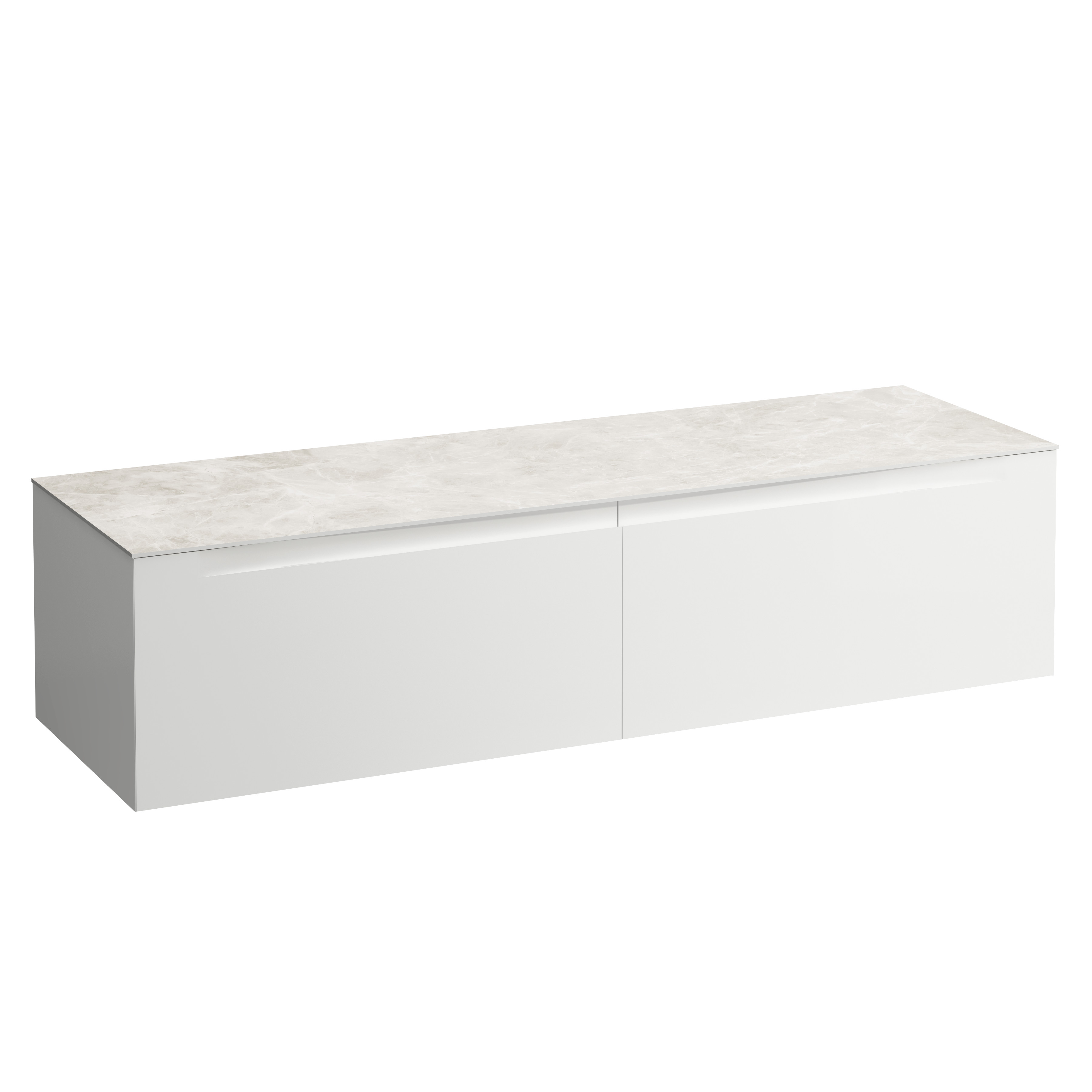 Arun meuble 1600 2t sans découpe plan botticino crema multicolour