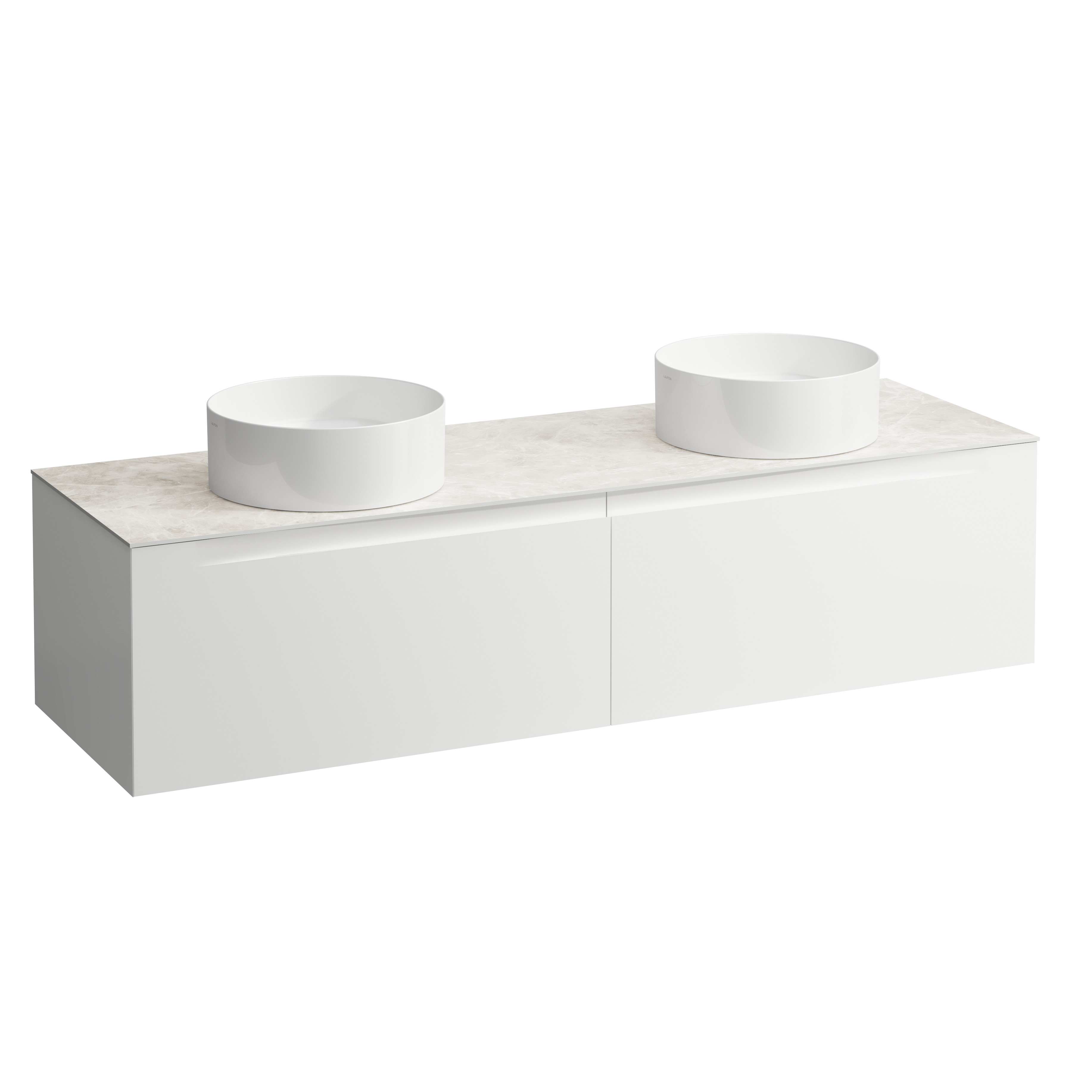 Arun 1600 2t avec découpe à gche et à dte plan botticino crema multicolour