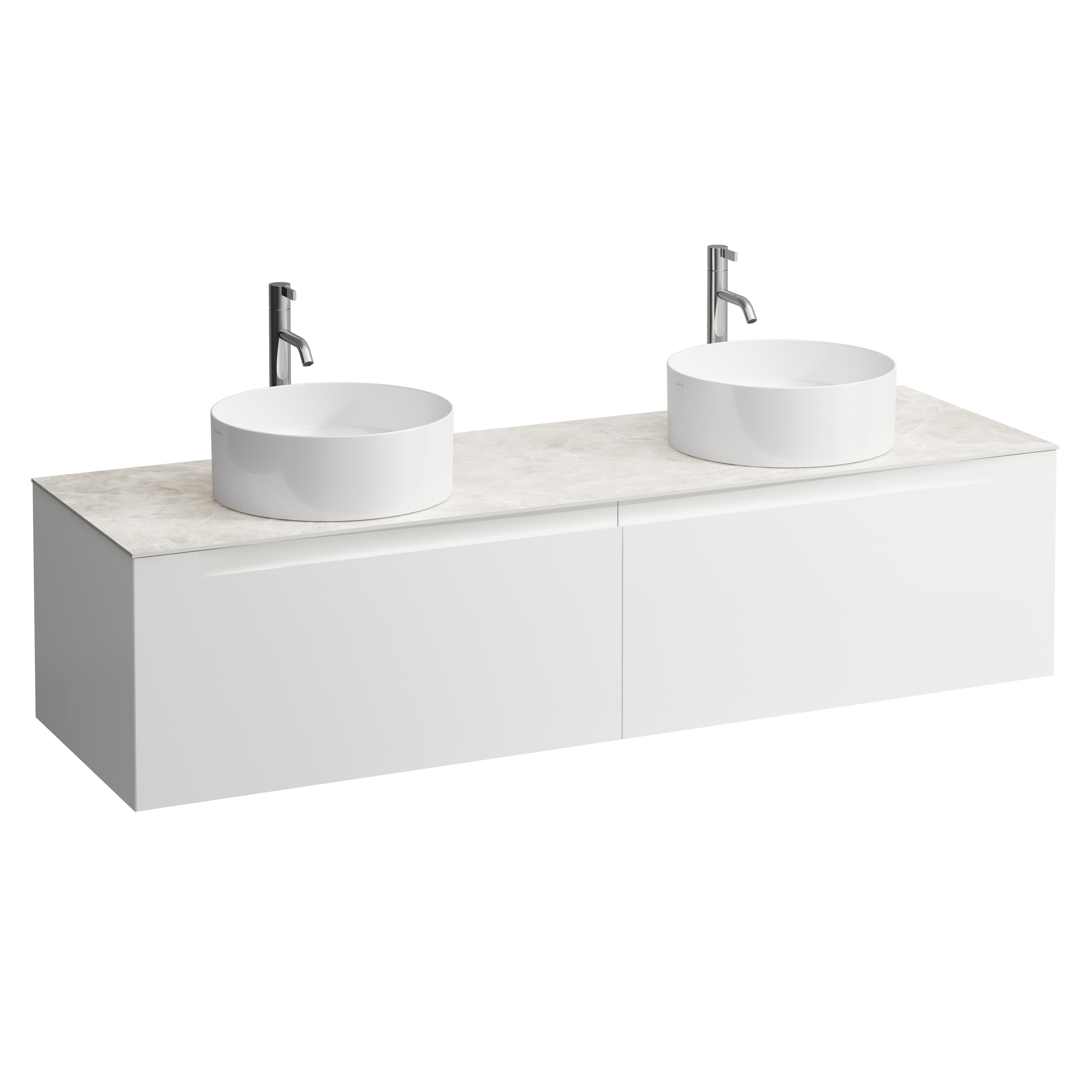 Arun 1600 2t découpe à gche et à dte plan botticino crema percé 1t multicolou