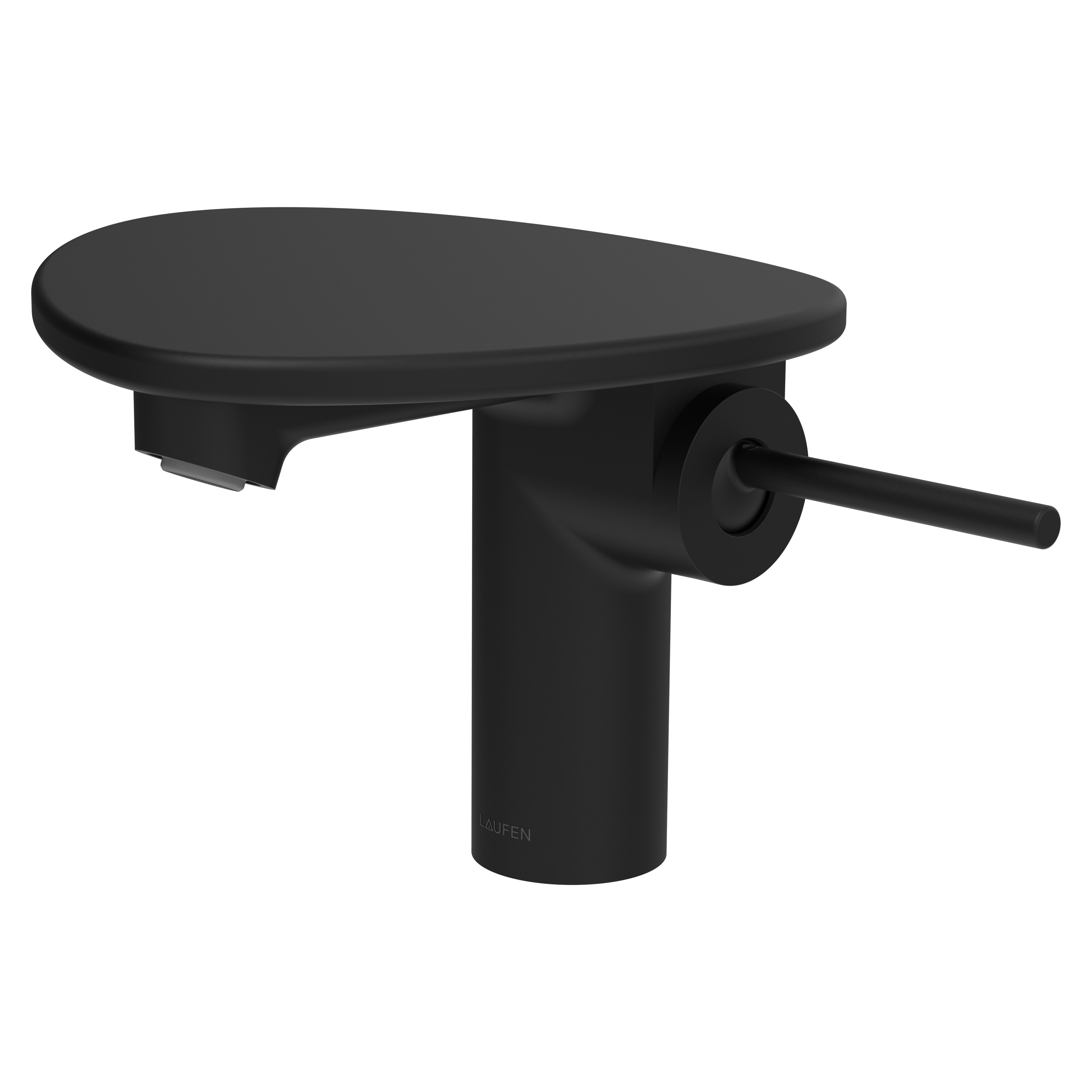 Ada mit lav tablette non percée bec 110 mm ss vidage pvd noir/noir mat