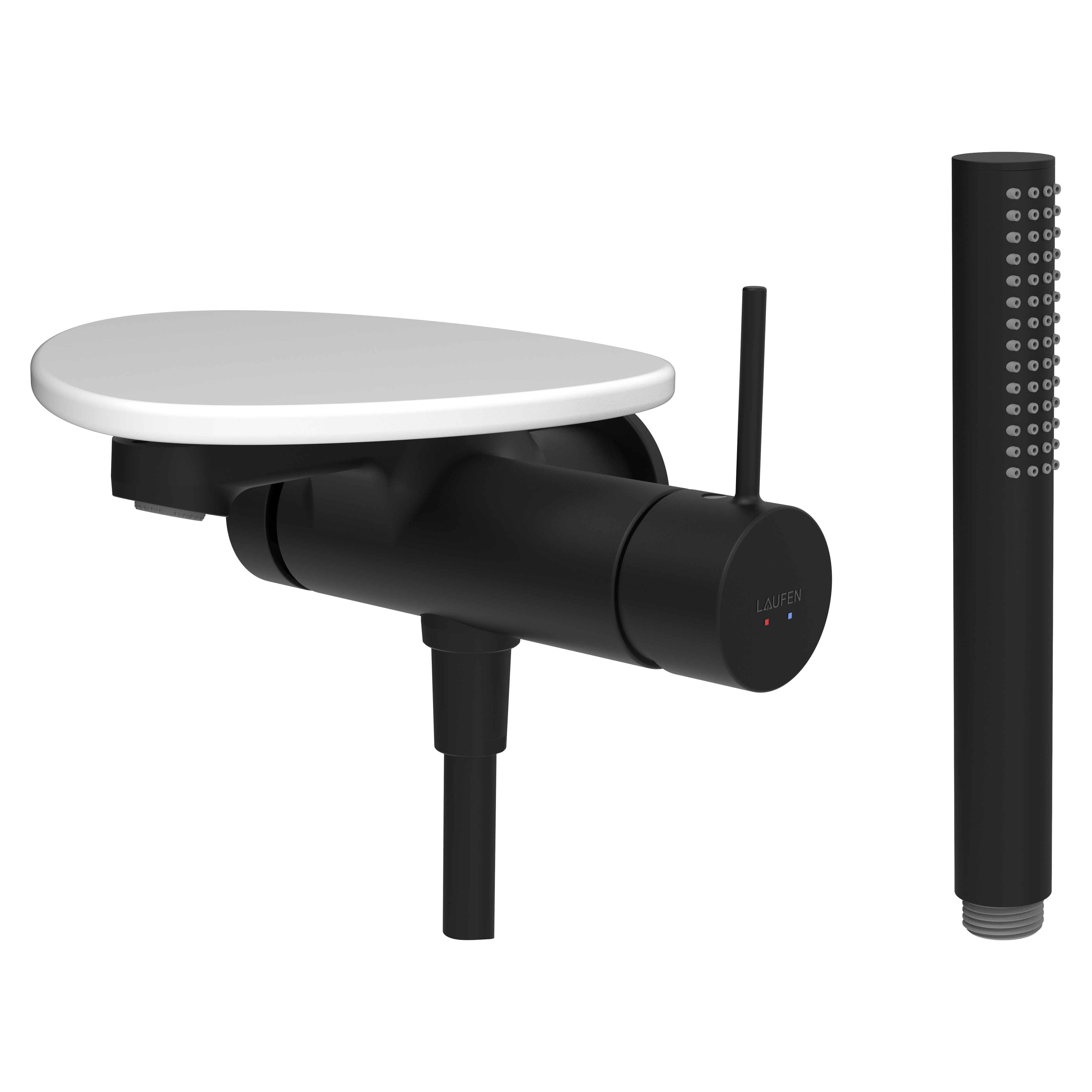 Ada mit b à enc avec simibox 1-point tablette npbec 170 mm pvd noir/blanc mat Ada mit b à enc avec simibox 1-point tablette npbec 170 mm pvd noir/blanc mat
