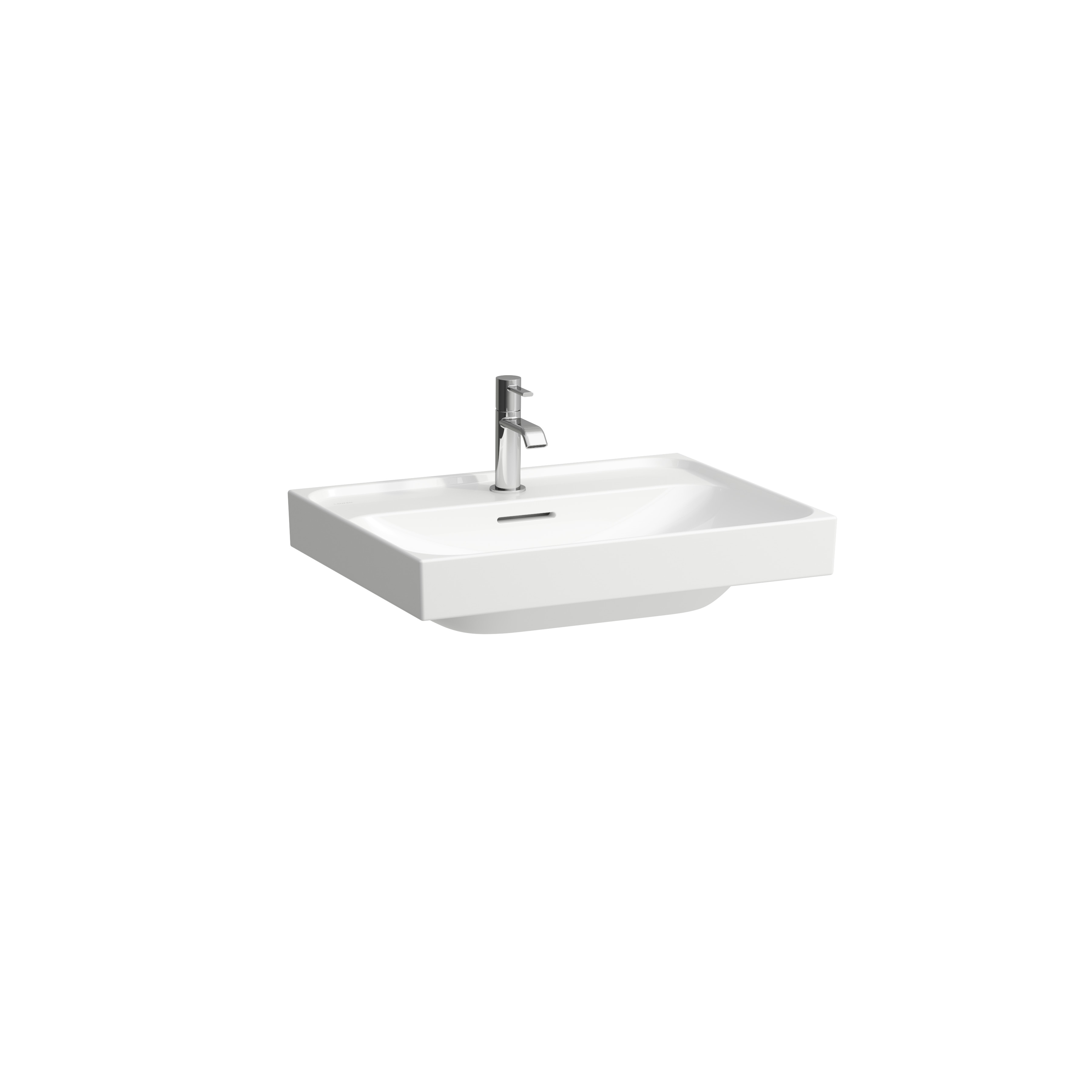 Meda lavabo mural ou à poser sur meuble blanc mat 600x460x80 mm Meda lavabo mural ou à poser sur meuble blanc mat 600x460x80 mm