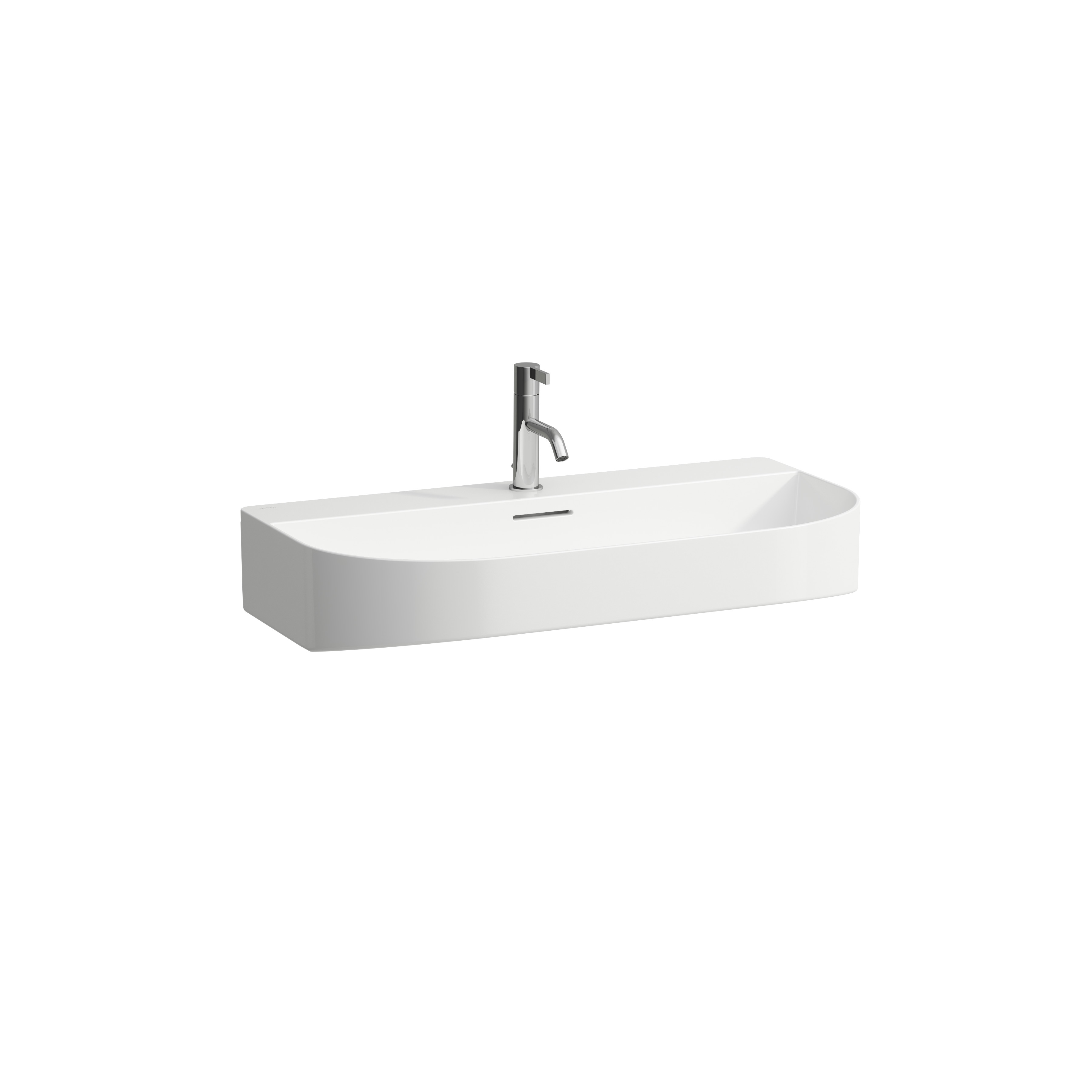 Sonar lavabo non percé sans trop-plein 800x420x140mm blanc avec lcc Sonar lavabo non percé sans trop-plein 800x420x140mm blanc avec lcc