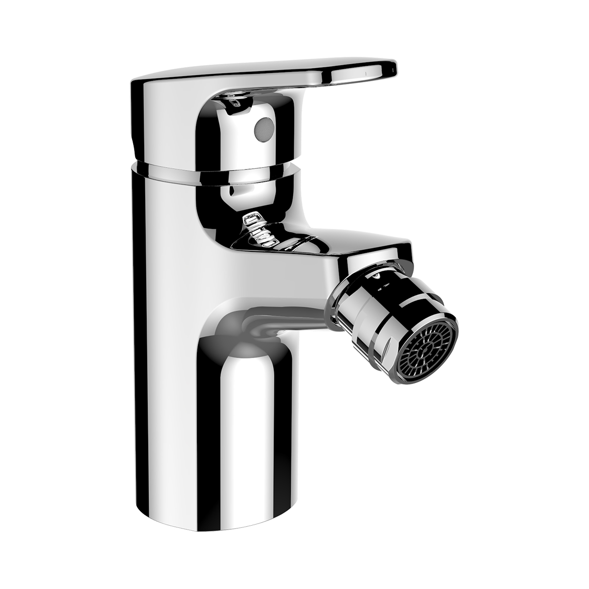 Citypro mitigeur de bidet bec fixe 96mm avec vidage chromé
