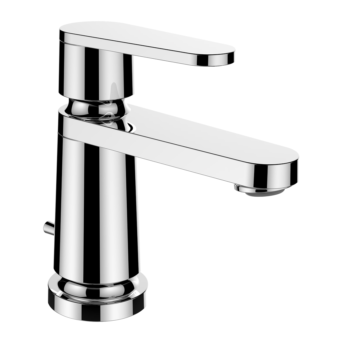 The new classic mitigeur de lavabo monotrou bec fixe 105mm avec vidage chro