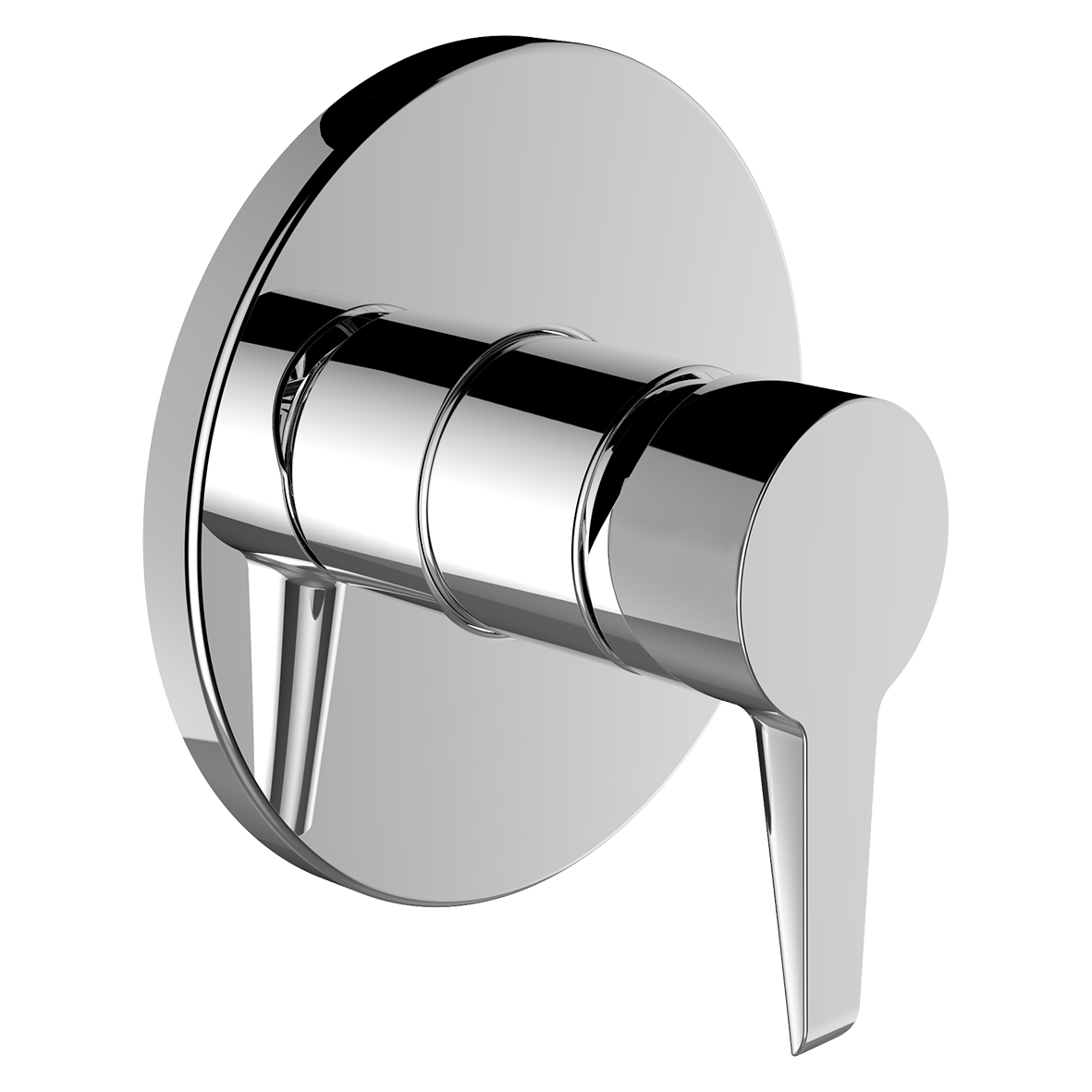 Pure mitigeur de douche encastré pour simibox chromé