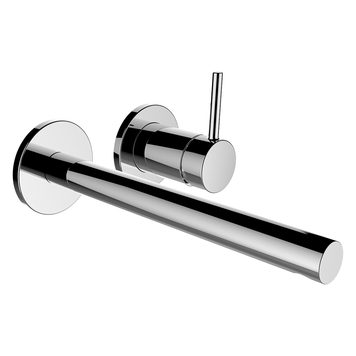 Twinplus mitigeur mural pour simibox 2-point bec fixe 225 mm chromé