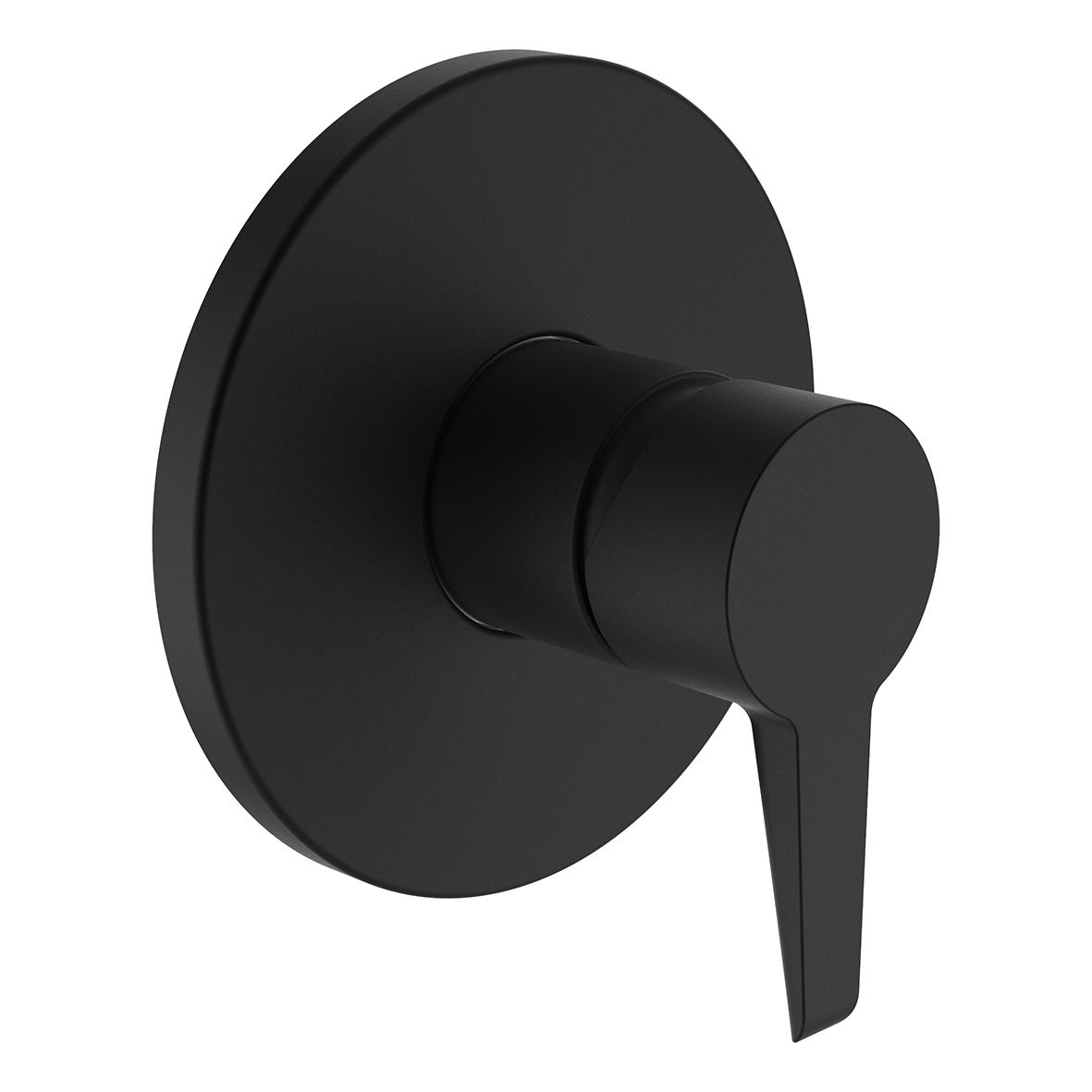 Pure mitigeur de douche encastré pour simibox pvd titane noir mat