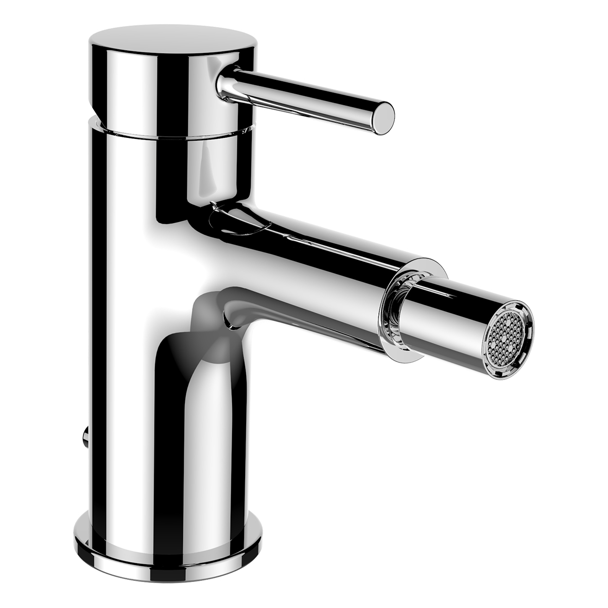 Twinplus mitigeur de bidet bec fixe 112mm avec vidage chromé