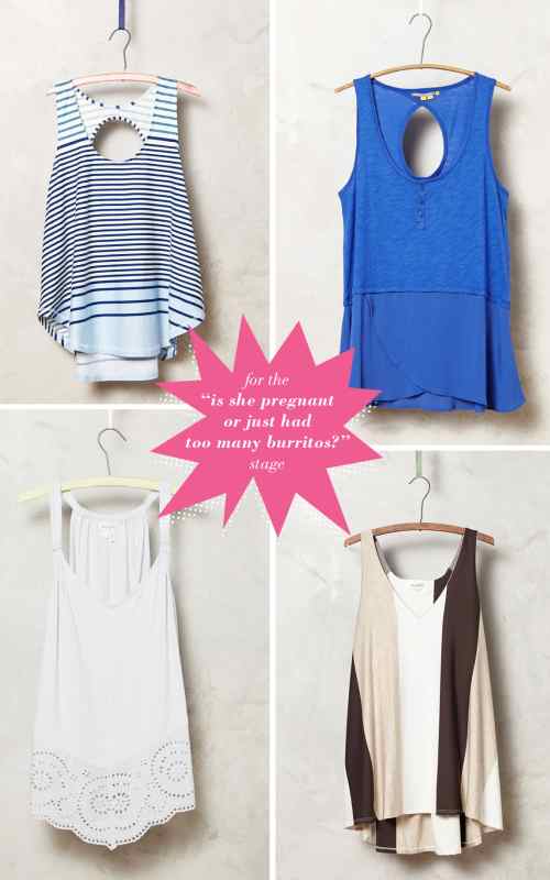 great tops for early pregnancy