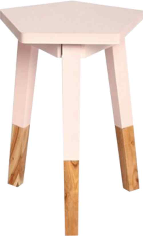 Pentagon Dipped Side Table