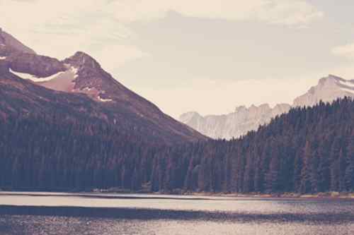 Morning Mountain Lake Print