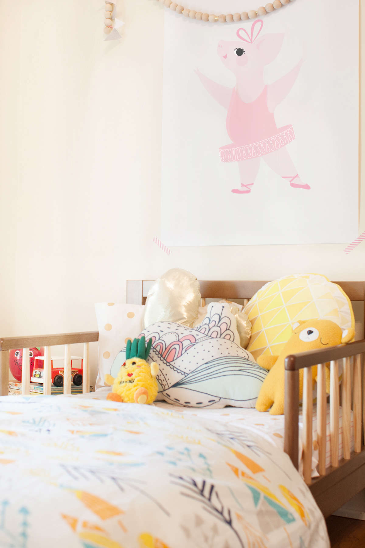 a toddler bed at the grandparents' Lay Baby Lay Lay Baby Lay