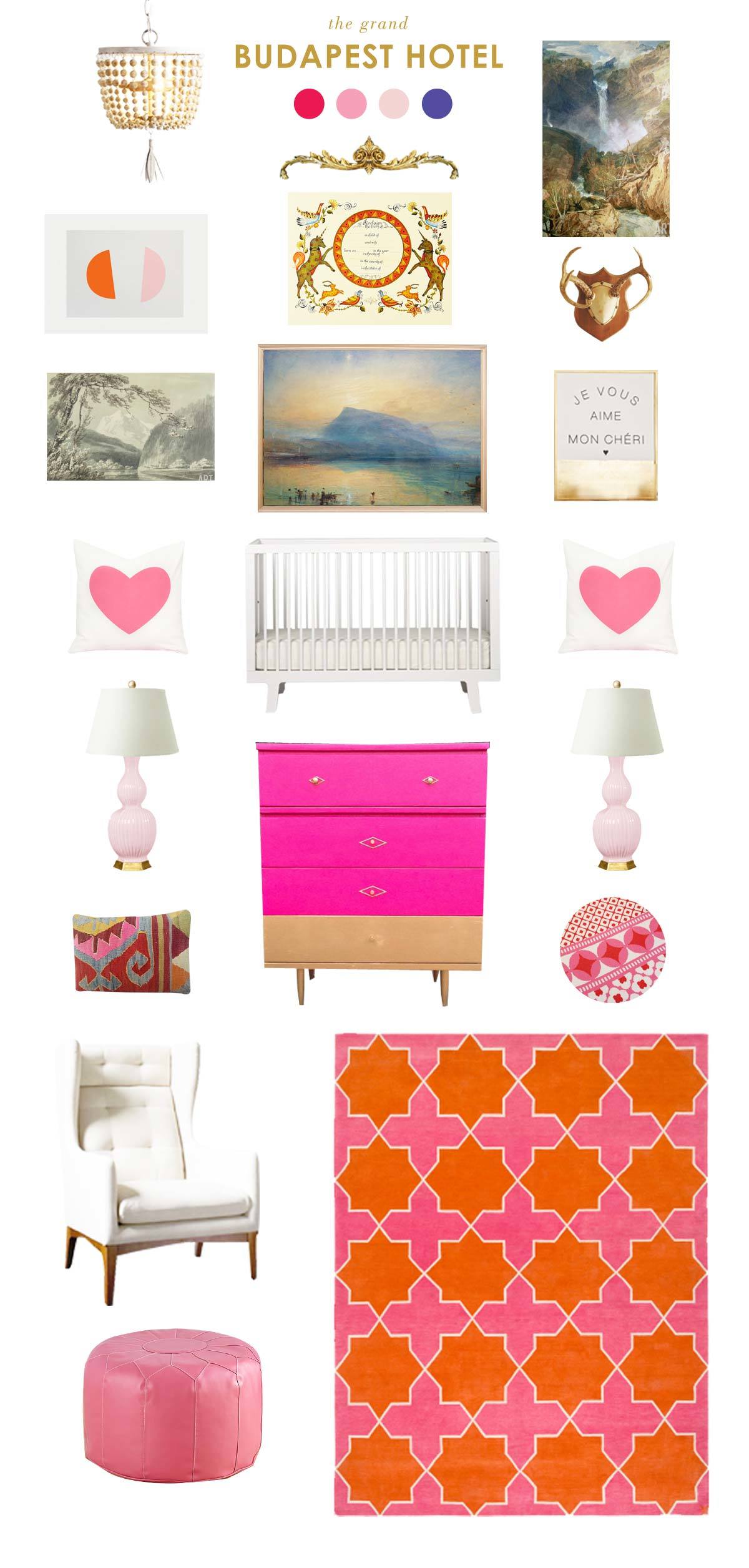 wes anderson baby room ideas grand budapest hotel baby nursery inspiration