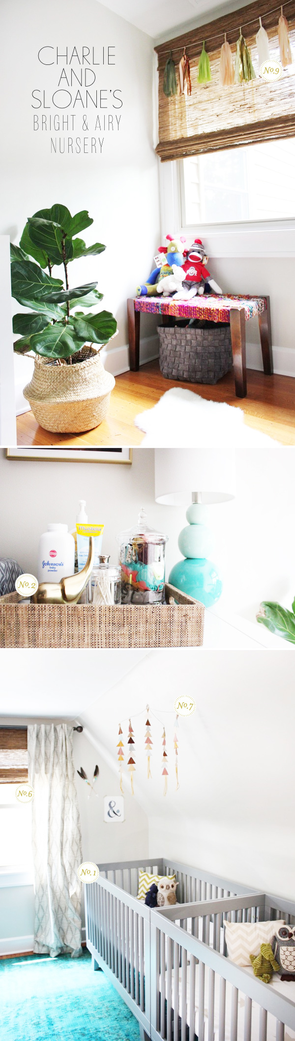 charlie & sloane's bright & airy nursery Lay Baby Lay Lay Baby Lay