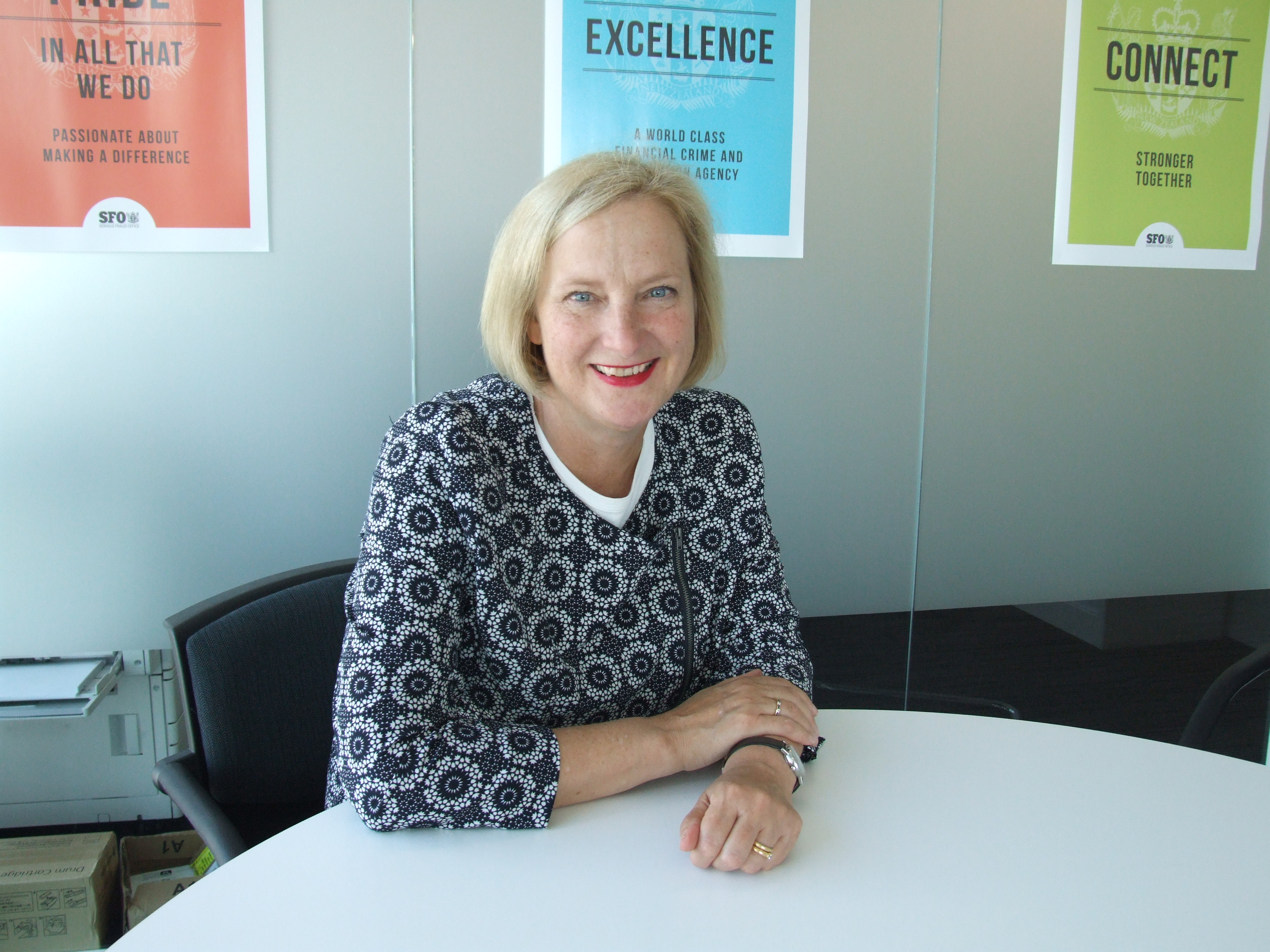 Julie Read. New Zealand SFO head: we must improve cooperation to reduce investigation costs
