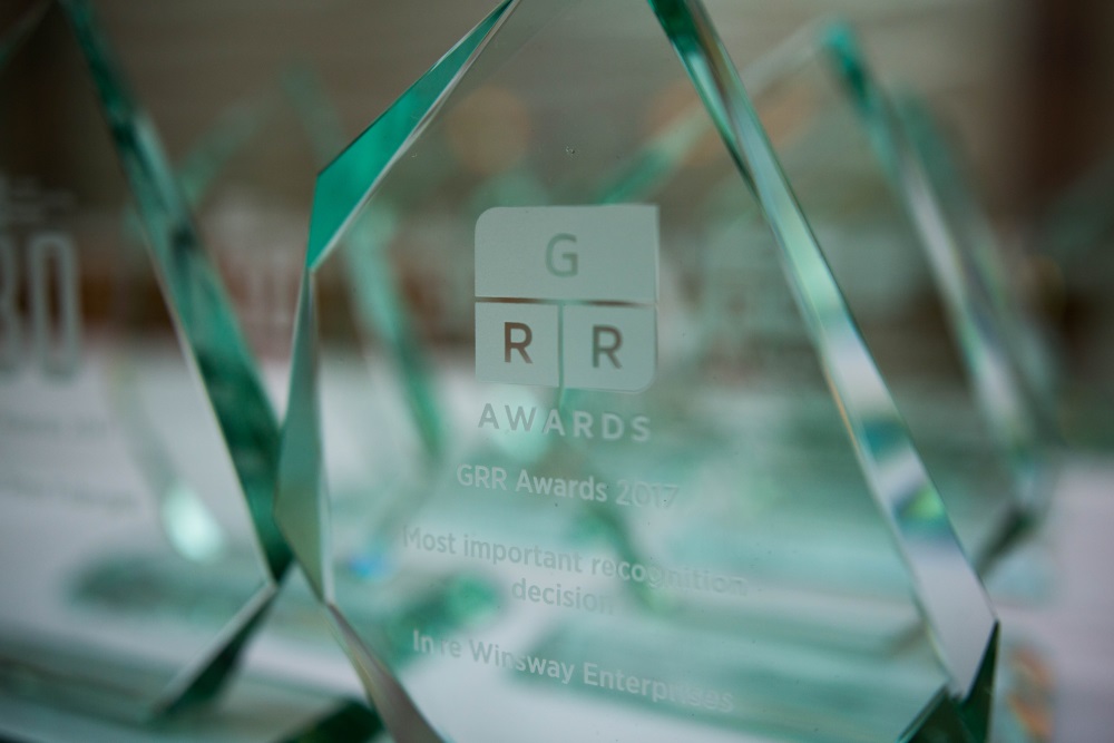 Trophies were presented to the winners of nine individual awards GRR Charity Awards 2017 - the winners