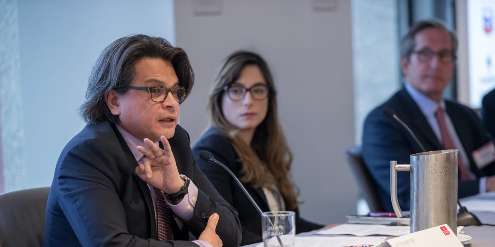 Jose Gonzales, Isabella de Magalhães Pinto, Michael Fitzgerald and Juan José Delgado Álvarez Latin Lawyer-GRR Live, New York: How political instability threatens LatAm state-run oil companies