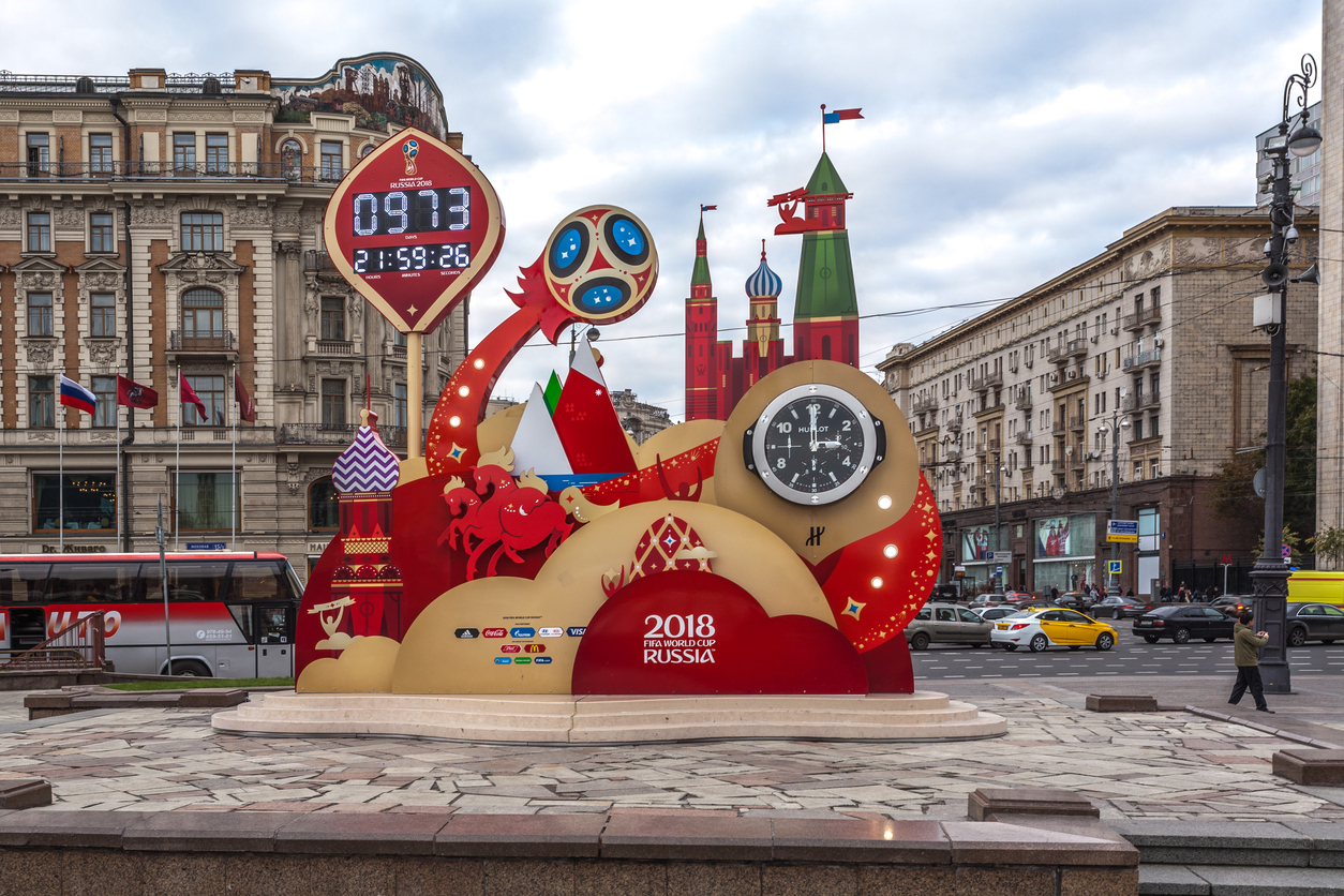 Countdown clock for Fifa World Cup in Russia Garcia report reveals the investigation that Fifa ignored