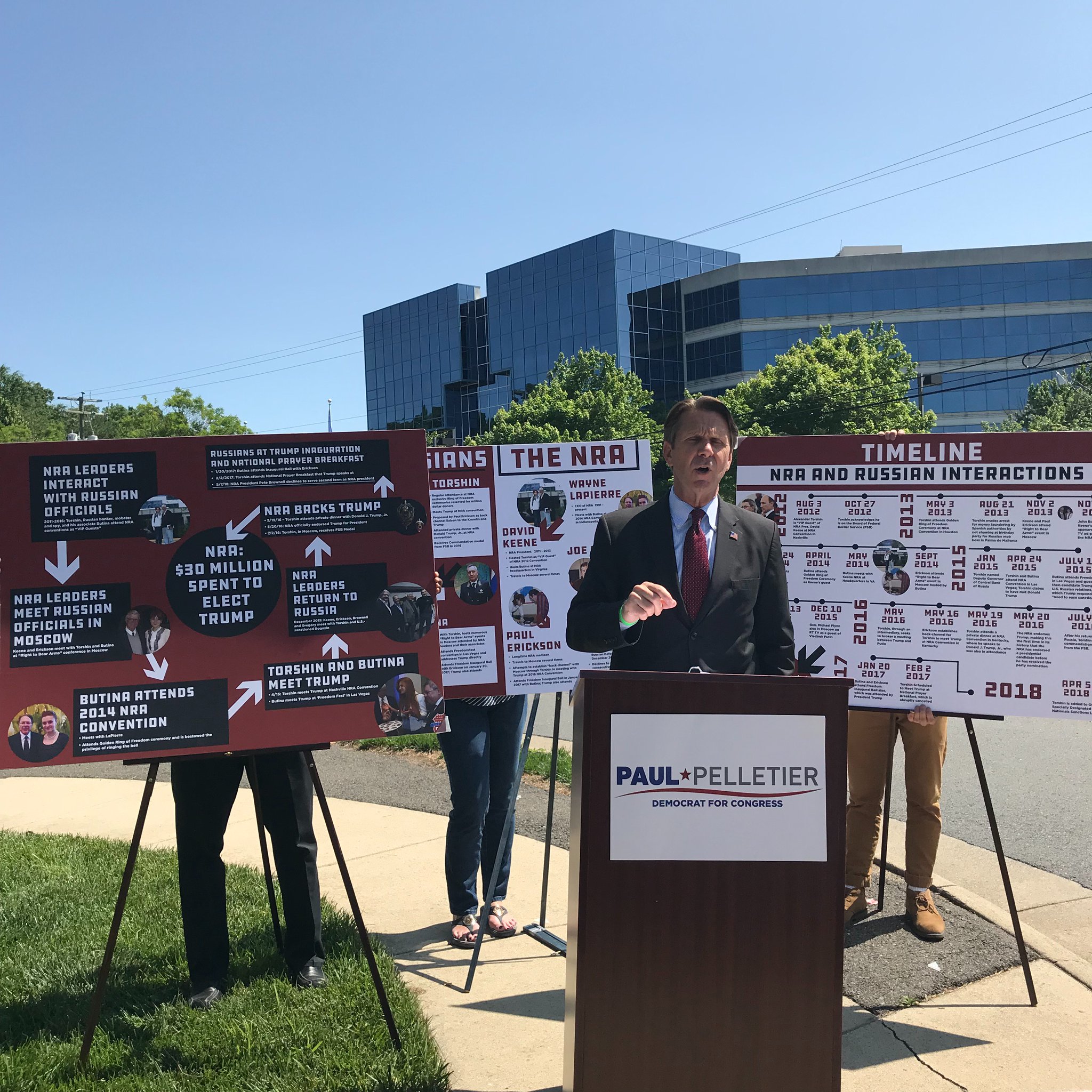 Paul Pelletier NRA Pivoting off his DOJ credentials, House hopeful Pelletier demands NRA probe