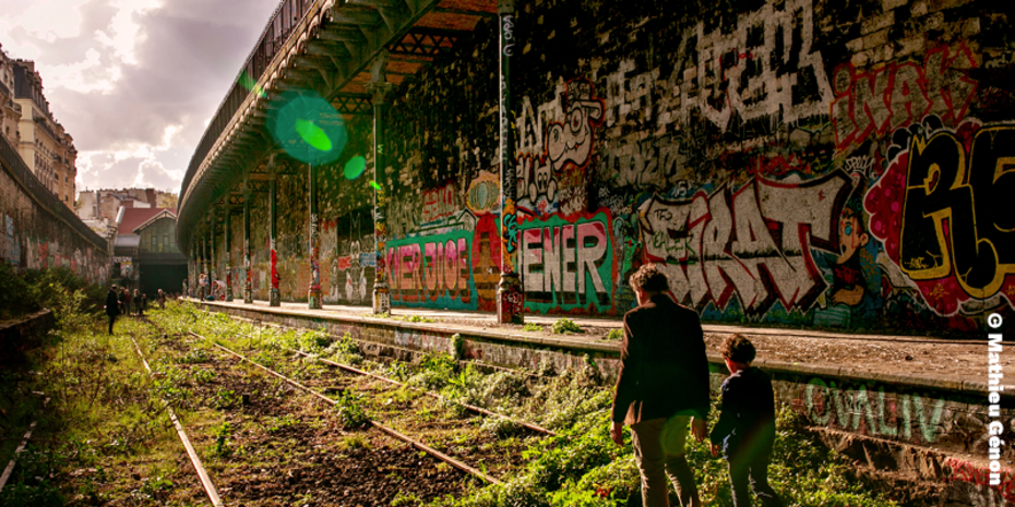 Chantier brico-déco sur la Petite Ceinture