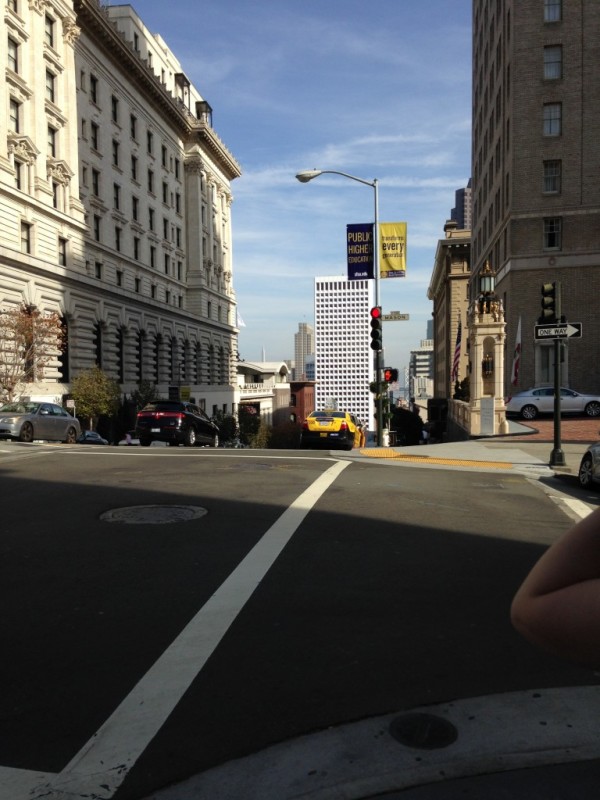 Bay Bridge on California St