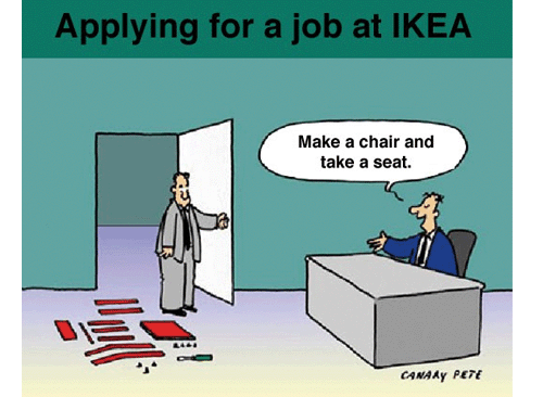 Applying for a job at IKEA