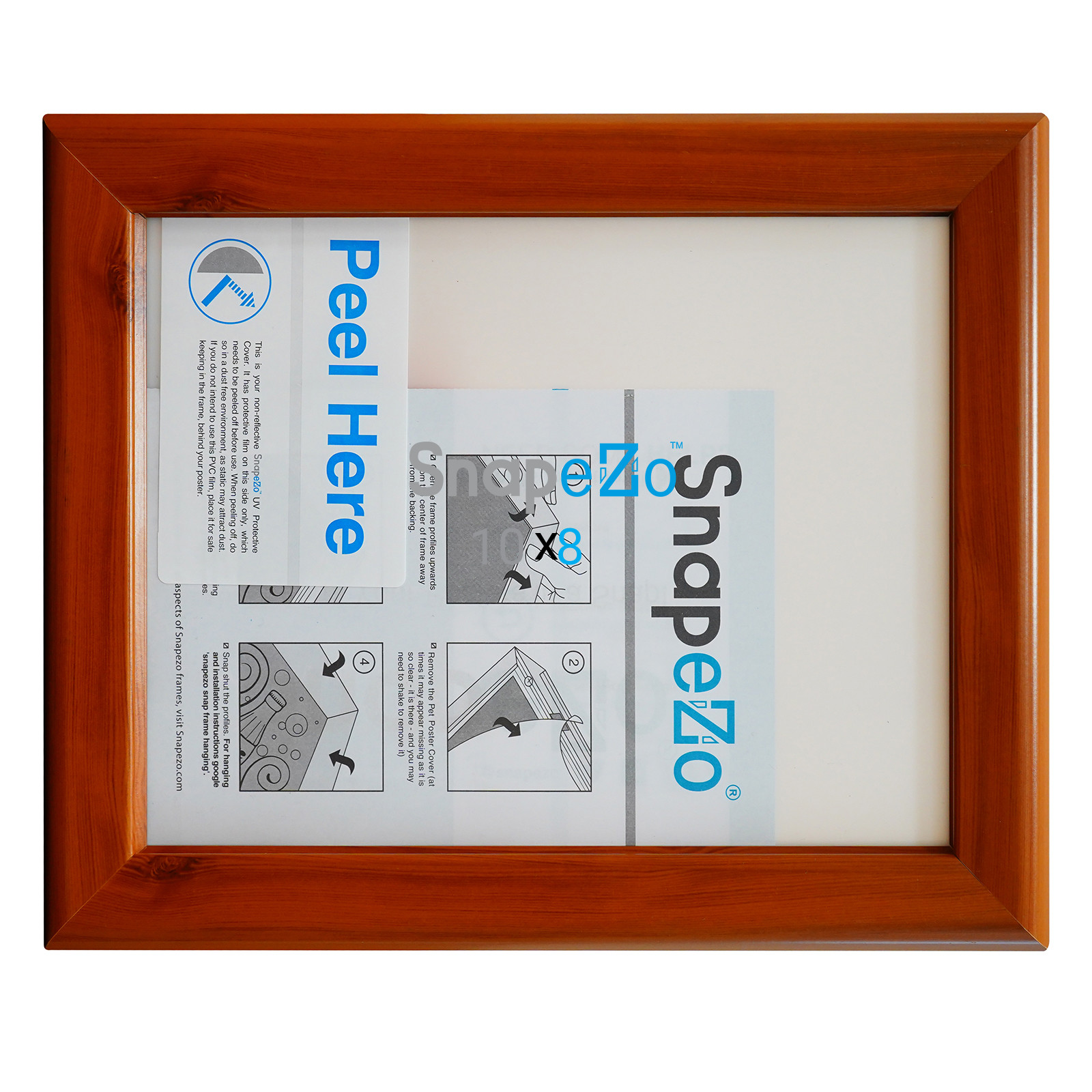 SnapeZo® Wood 8x10 Photo Frame - 1" Profile - Picture 5 of 5