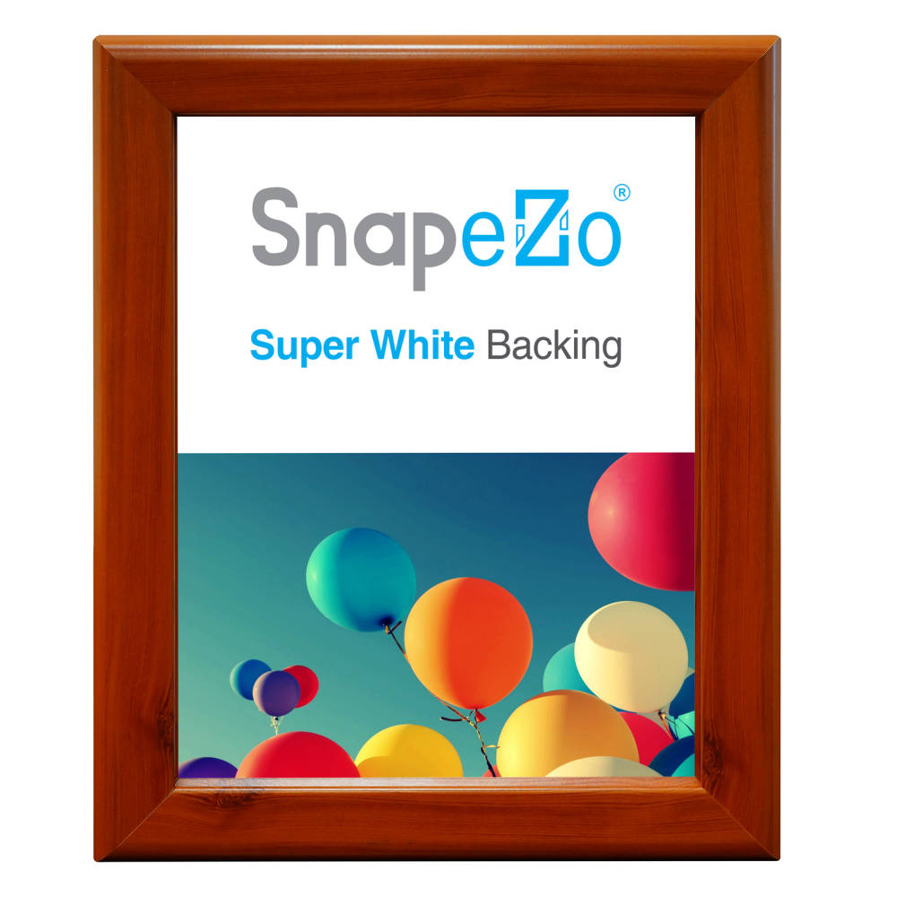 SnapeZo® Wood 8x10 Photo Frame - 1" Profile - Picture 1 of 5