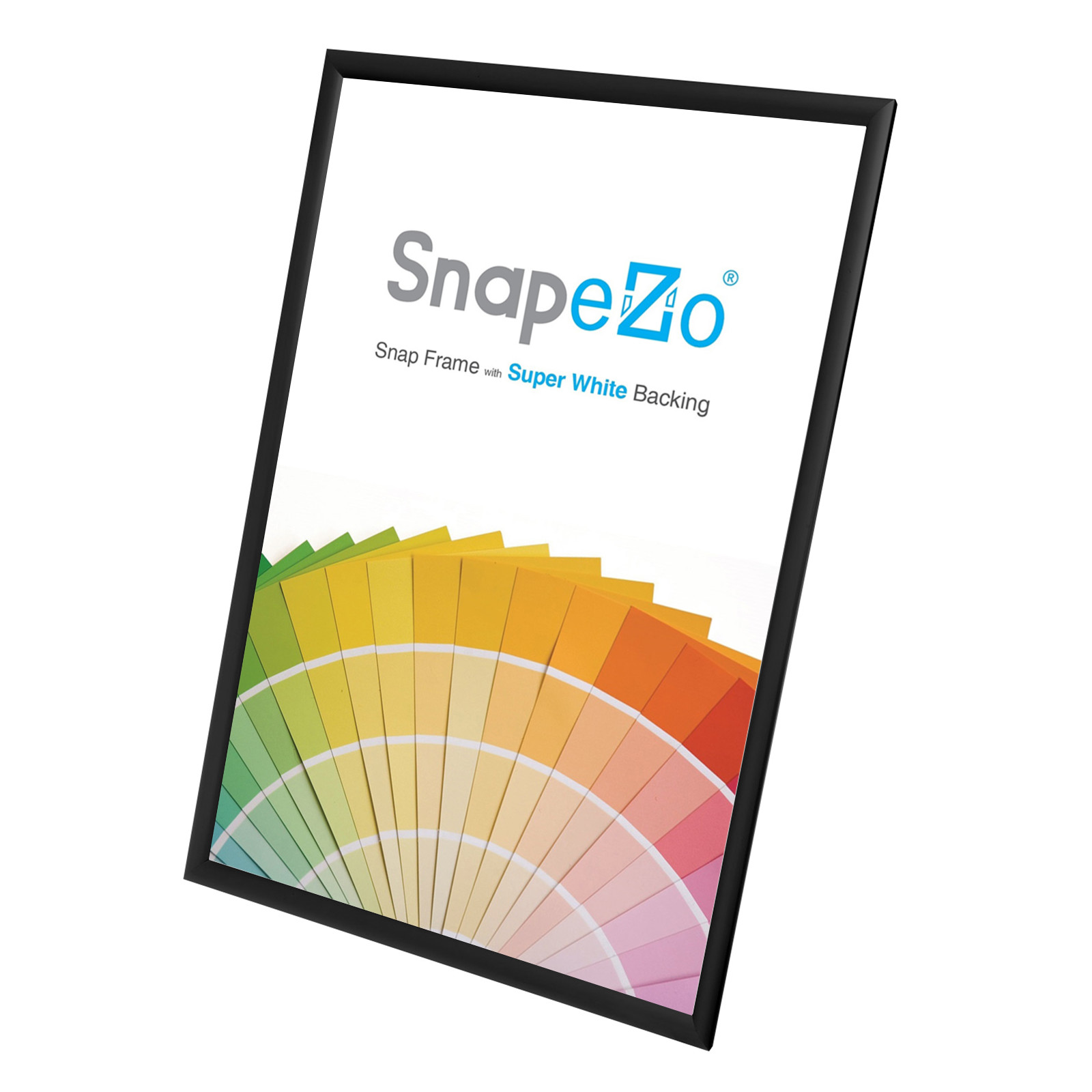 Black SnapeZo snap frame poster size 19x27 1.2 inch profile