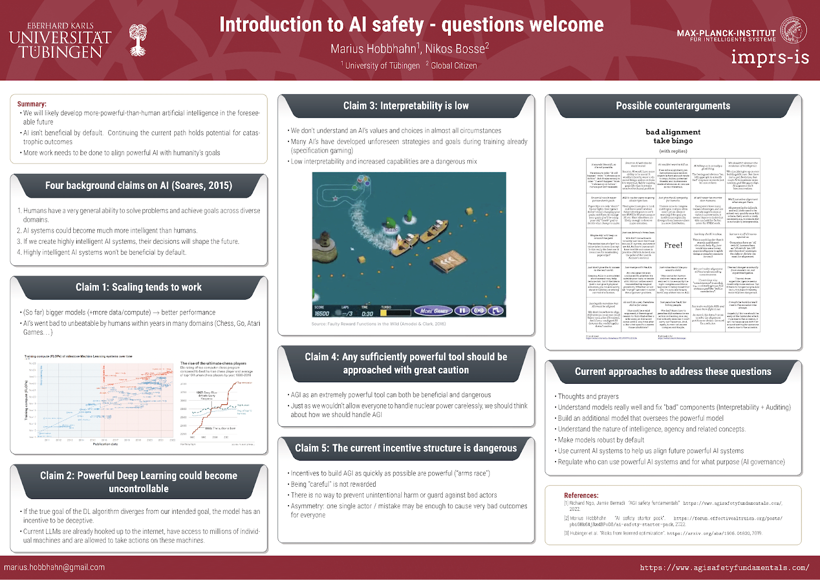 minute to think safety poster