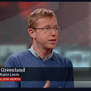 Rob Greenland, Co-director of Zero Waste Leeds, on BBC Look North, 3 December 2019