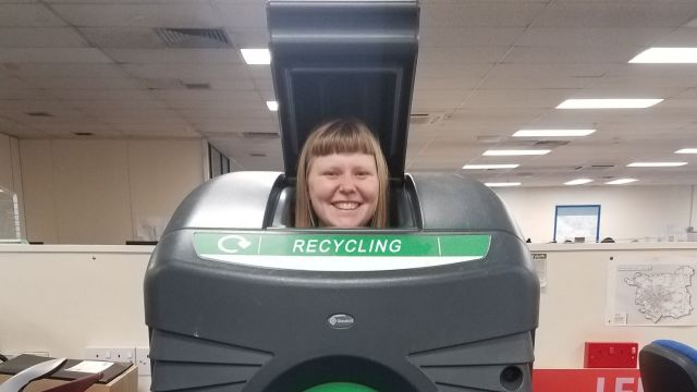 Image of Kathryn Irish to promote the recycling Q & A