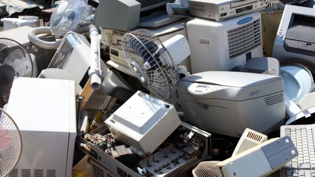 Please don't put small electrical items in your black bin - they can cause a fire hazard.