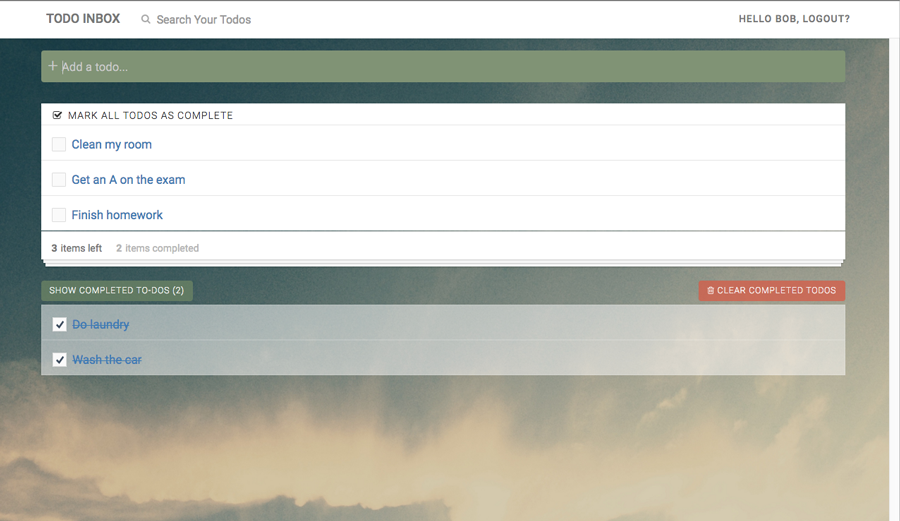 GitHub - duncanleung/todo: A Full MEAN Stack ToDo Web App with User ...