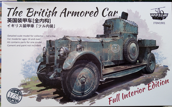 Warslug Th Scale Rolls Royce Armoured Car Work In Progress