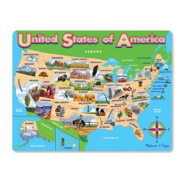 M&D USA Map Jigsaw Puzzle