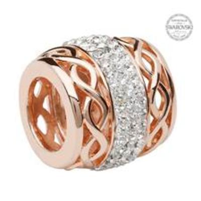 Bead: SS SW Rose Gld Wve Crystal