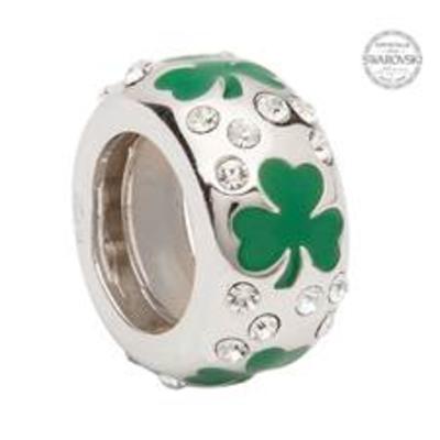 Bead: SS SW Shamrock Bead