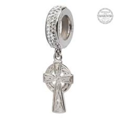 Bead: SS SW Cross Drop