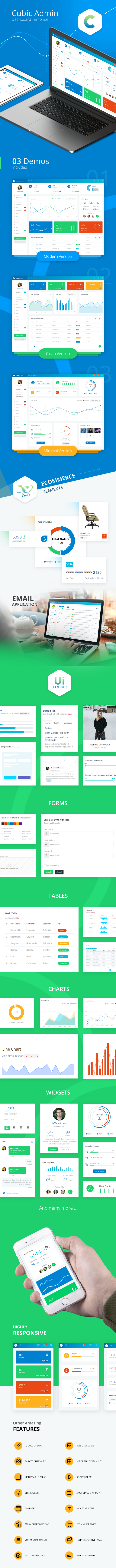 Cubic - Vue.js Admin Template - 1