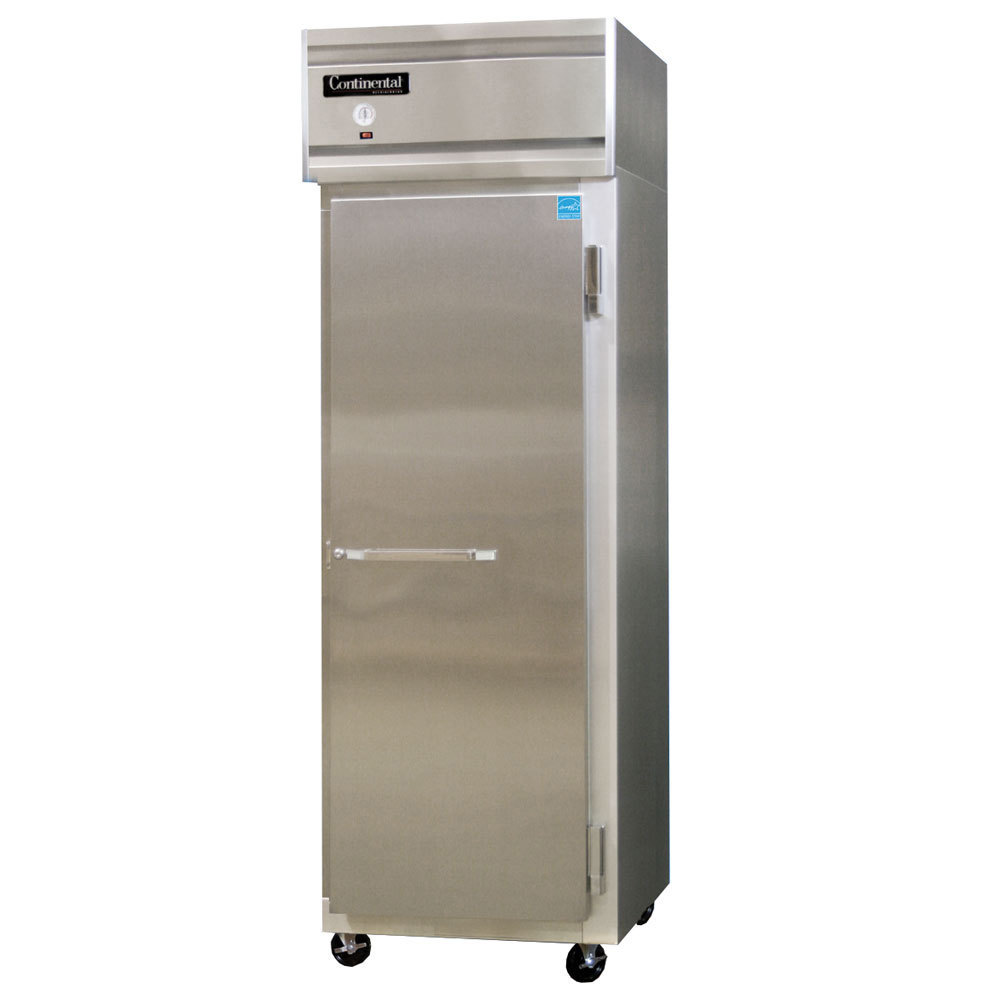 Continental Refrigerator 1F 26 Solid Door Reach-In Freezer - 20 Cu. Ft.