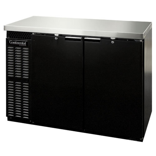 Continental Refrigerator BBC50 50 Solid Door Back Bar Refrigerator