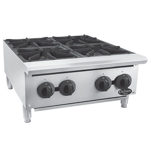 24 Chefmate Commercial Gas Hot Plate with 4 Burners