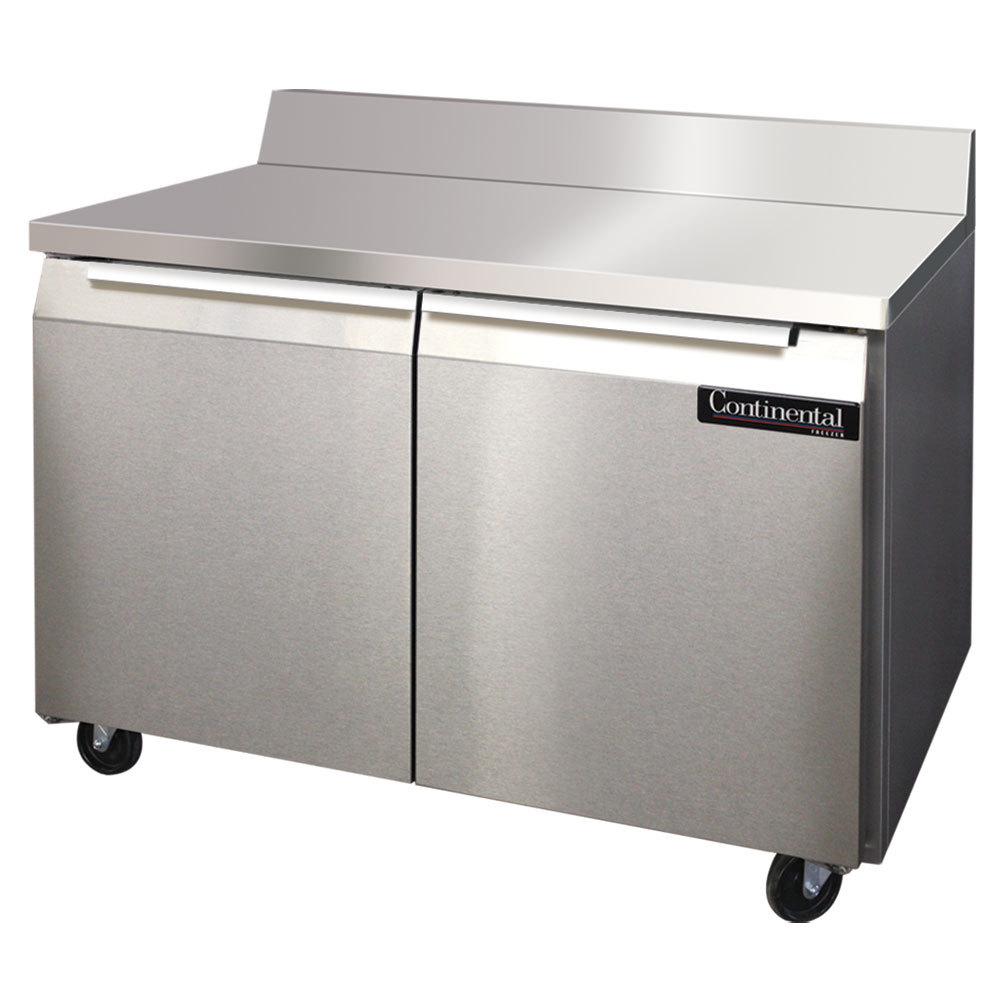 Continental Refrigerator SW48-BS 48 Worktop Refrigerator with Backsplash