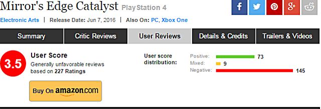 Mirror's Edge - Metacritic