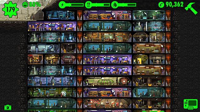 room size limit during attack fallout shelter