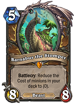 hearthstone, barnabus the stomper