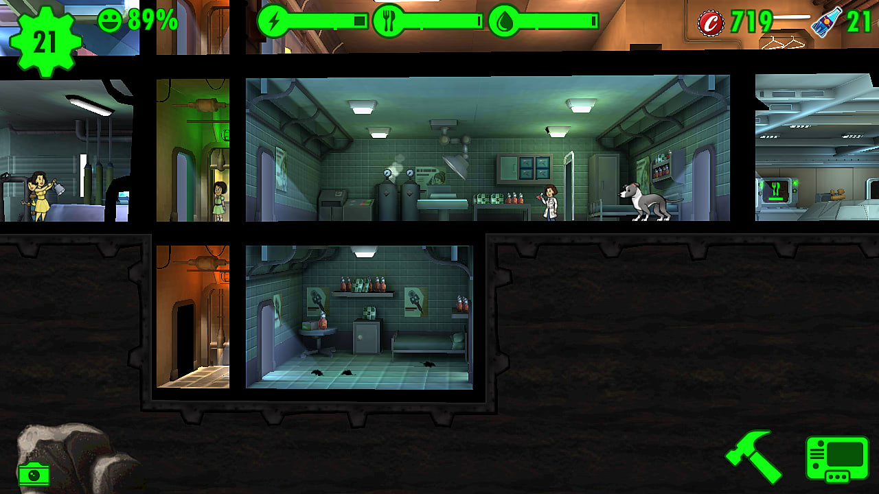 mr handy fallout shelter how to use